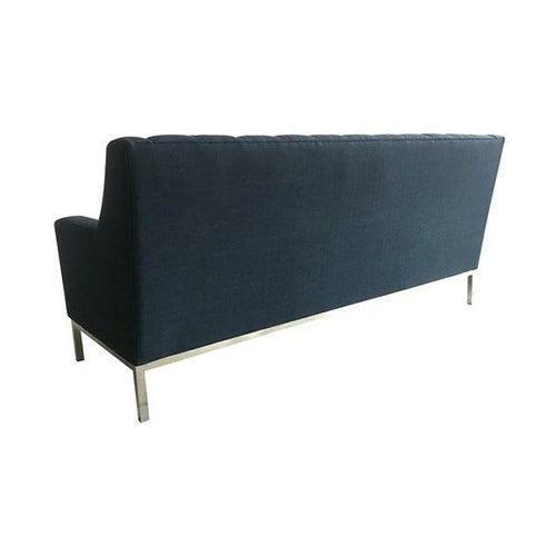 Montgomery Sofa French Navy — Canapé 3 Places Capitonné